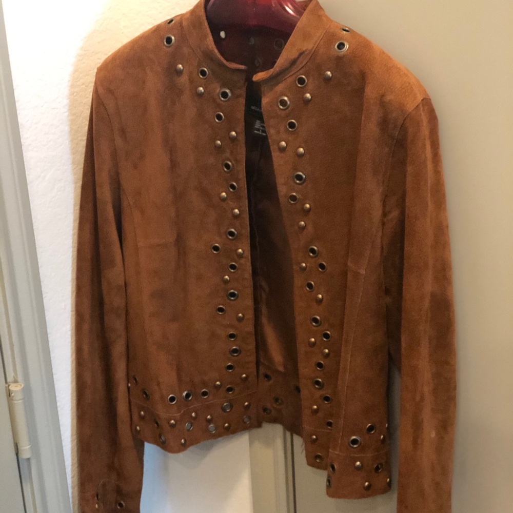 Moda International 
Suede Jacket